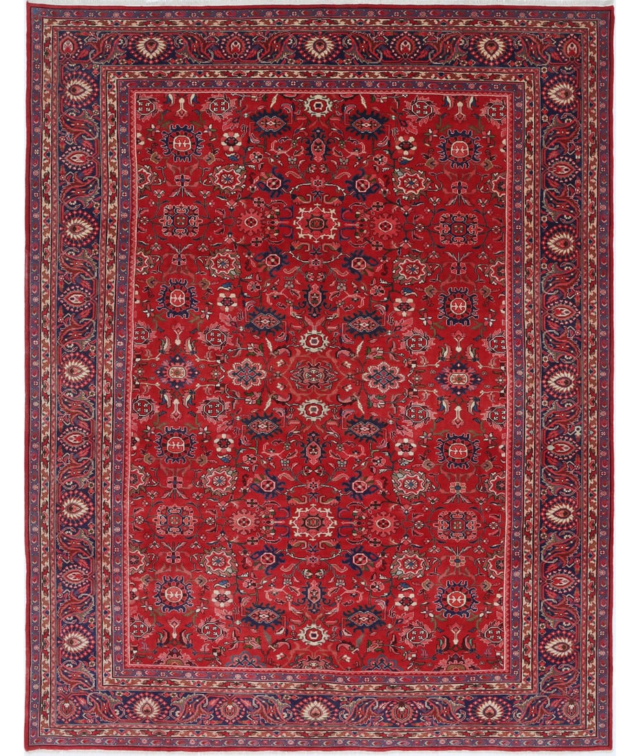 Hand Knotted Oriental Mahal Wool Rug - 10'2'' x 12'8'' (1 of 9)