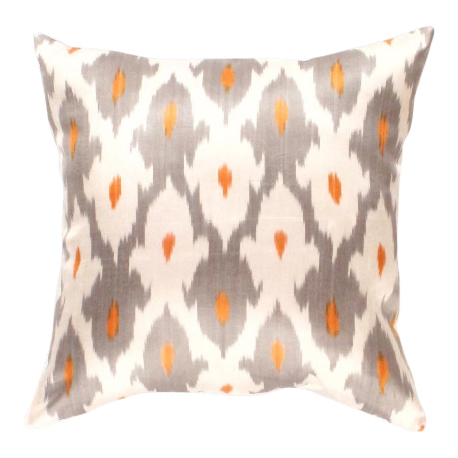 Contemporary Silk Ikat Bohemian Throw Pillow: This luxurious pillow takes the meaning of nap time to a whole other level in your decor due to the uniqueness of handmade craftsmanship. Ikat pillows will bring a fresh, modern look to your summer de
