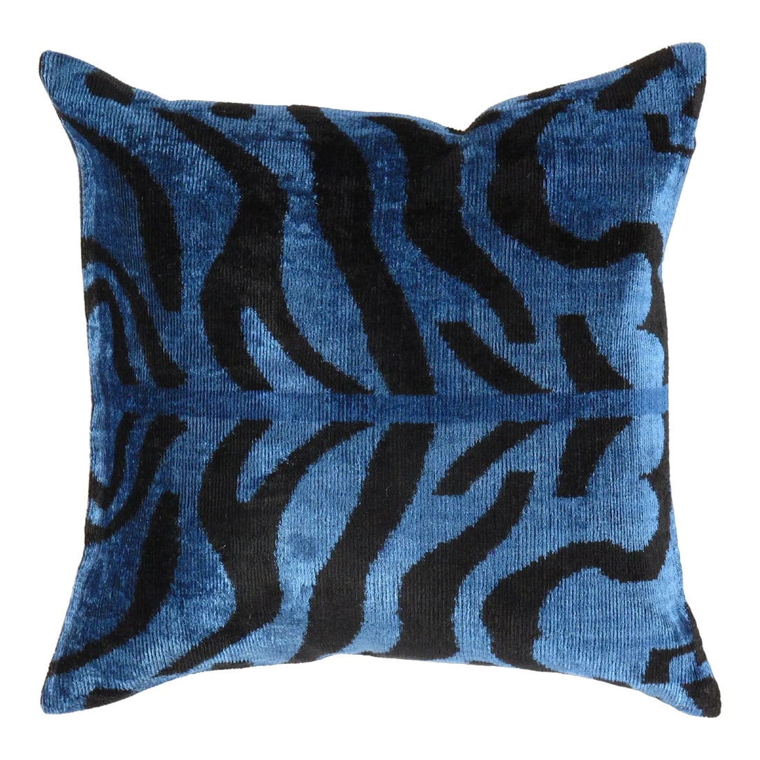 Contemporary Decorative Accent Handmade Ikat Pillow (1 of 5)
