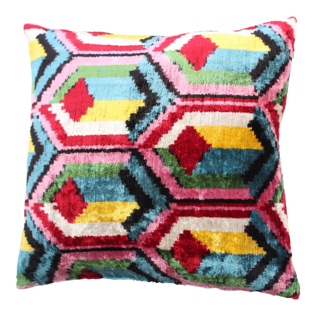 Contemporary Bohemian Gray D?cor Hand Knotted Pillow (1 of 6)