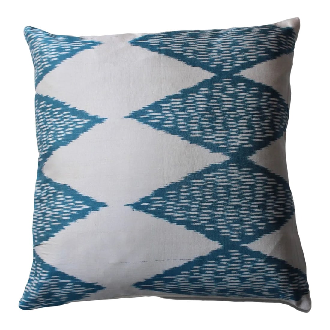Contemporary Blue Ikat Decorative Pillow: Styling a favorite chair with lovely ikat pillow is always enjoyable! And here is the ideal toss cushion option for your space. Exceptional luxury ikat pillow with its style, and hues can help liven u