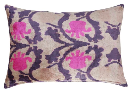 Canvello Luxury Pink Purple Beige Pillow for Couch | 16 x 24 in (40 x 60 cm) (1 of 9)