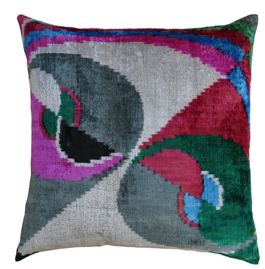Canvello Decorative Abstract Multi Color Cushion Pillows For Sofa - 20x20 in (1 of 7)