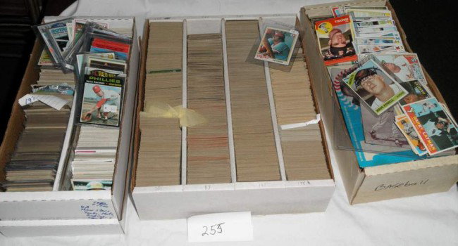 Over 4000 1960's and 70's baseball cards: loaed with Hall of Fame Yankees, Mets, Red Sox, etc