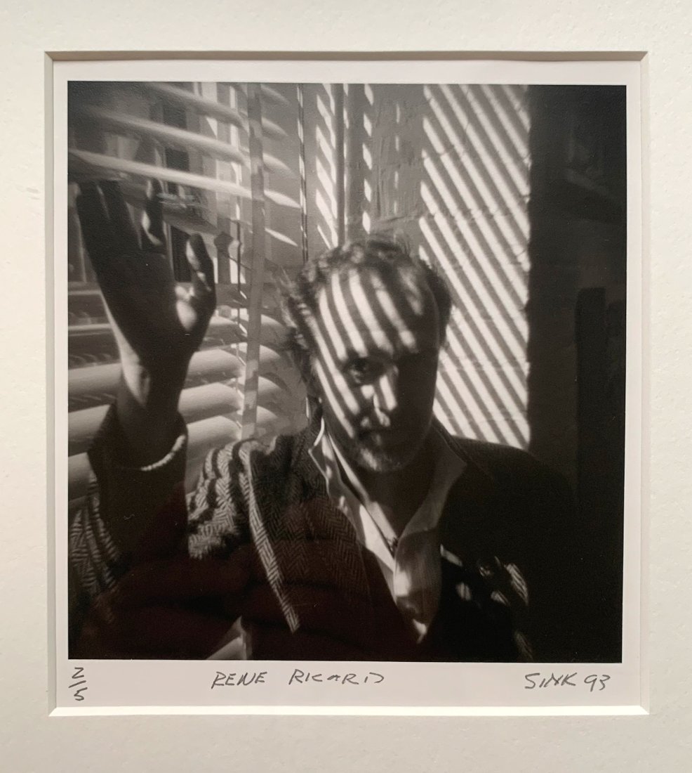MARK SINK "Rene Ricard" Urban Art, Graffiti, Street Art.: MARK SINK "Rene Ricard" Photograph of Rene Ricard. Window size measures 5.75" X 6.25" inches. Framed size 14.75" x 15.25" inches. Signed and dated 1993. Edition 2/5. Comes with a Hand written COA from
