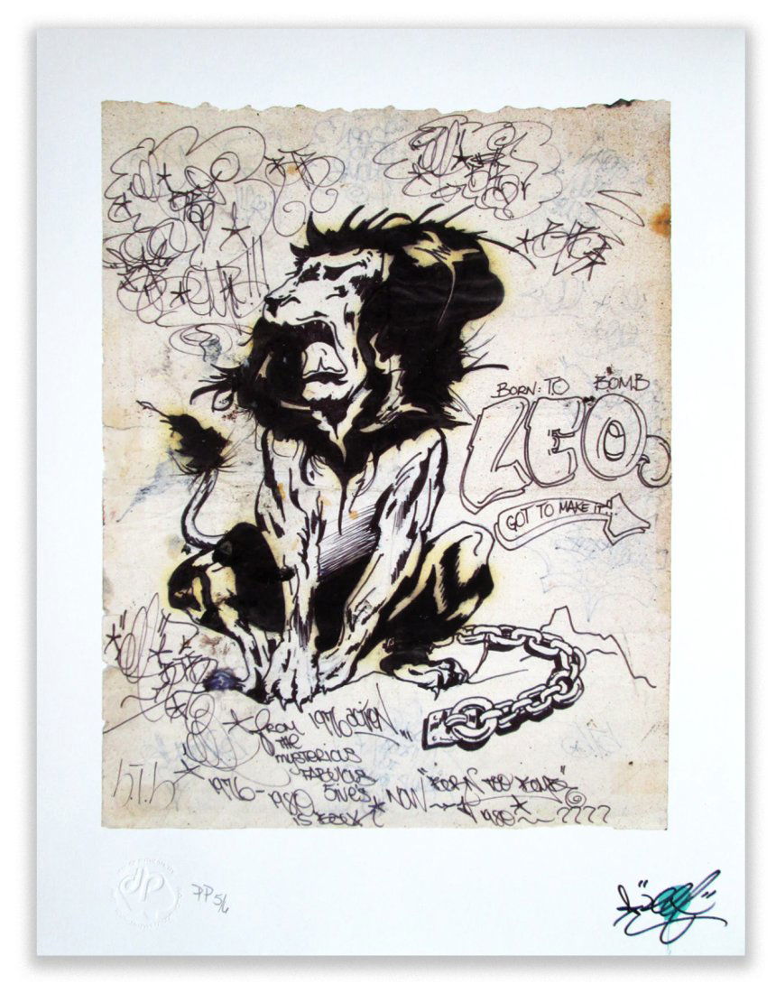 LEE QUINONES "Lions Den" Print - Urban Art, Graffiti, Street Art (1 of 3)