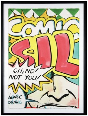 JOHN "CRASH"MATOS -"Oh No Not You" 1990 -Urban Art, Graffiti, Street Art