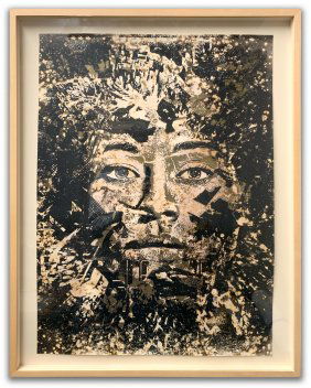 Vihls "Entropy" Unique Print - Urban Art, Graffiti, Street Art