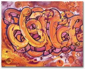 DELTA2 "Untitled"  Painting - Urban Art, Graffiti, Street Art
