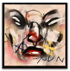 Anthony Lister "Cap me now smallest 3" Painting - Urban Art, Graffiti, Street Art