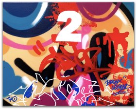 COPE2 "Bronx Legend" Painting - Urban Art, Graffiti, Street Art