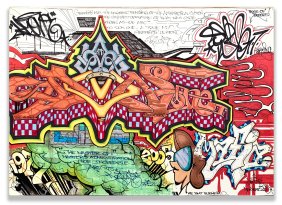 KR.ONE - "Mr. BMT Burner" Drawing - Urban Art, Graffiti, Street Art