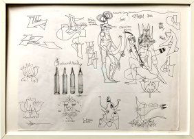 DOZE Green "Charlies not Dead" 2015 Drawing - Urban Art, Graffiti, Street Art