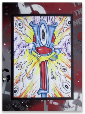 SEEN - "LOONEY LENNY" - Drawing - Urban Art, Graffiti, Street Art