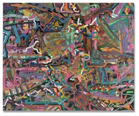 JON ONE - Hopital Ephemere" Painting 1995 - Urban Art, Graffiti, Street Art