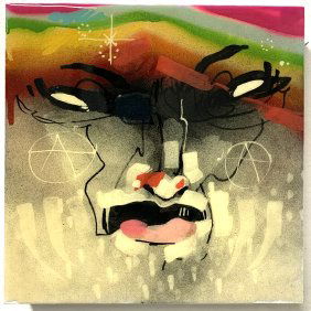 Anthony Lister "Untitled" - Urban Art, Graffiti, Street Art