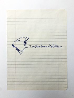 DONDI White "Africa" Drawing - Urban Art, Graffiti, Street Art