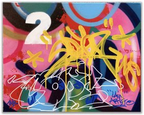 COPE2  "Latin Artist" legend  Map Painting. Urban Art, Graffiti, Street Ar