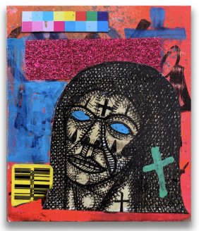 CARLOS RAMIREZ - "Ghetto Card" Drawing. Urban Art, Graffiti, Street Ar