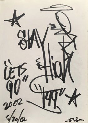 STAYHIGH149 "Lets Go" Drawing -  Urban Art, Graffiti, Street Art