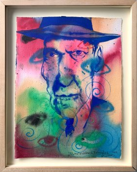 CHRIS "DAZE"ELLIS - William Burroughs- Urban Art, Graffiti, Street Art