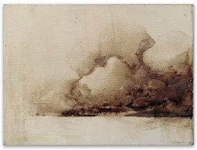 Richard Hambleton "Bloodscape" Painting . Urban Art, Graffiti, Street Art