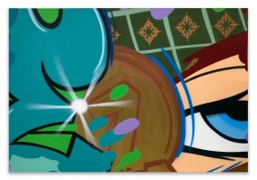 CRASH "Untitled"  Painting - Urban Art, Graffiti, Street Art