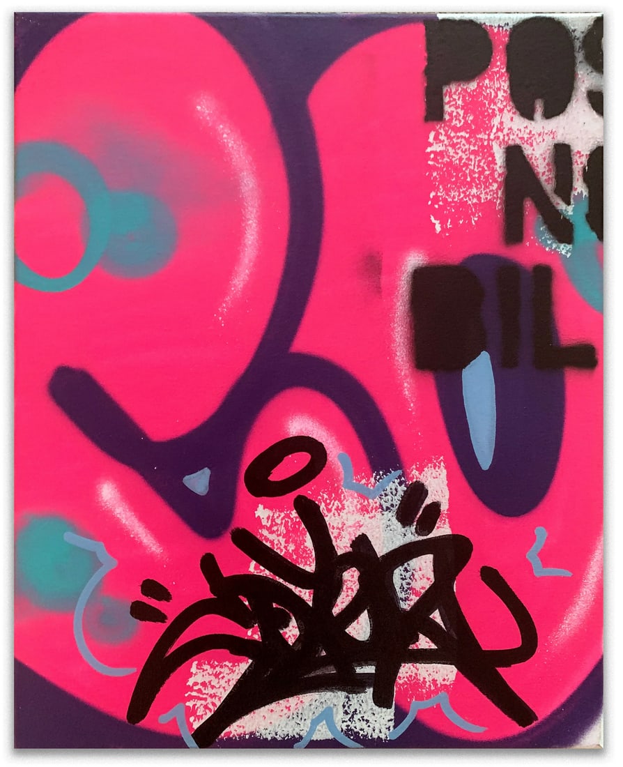 Cope2, Titled  “Post No Bills" Painting. Urban Art, Graffiti, Street Art (1 of 3)