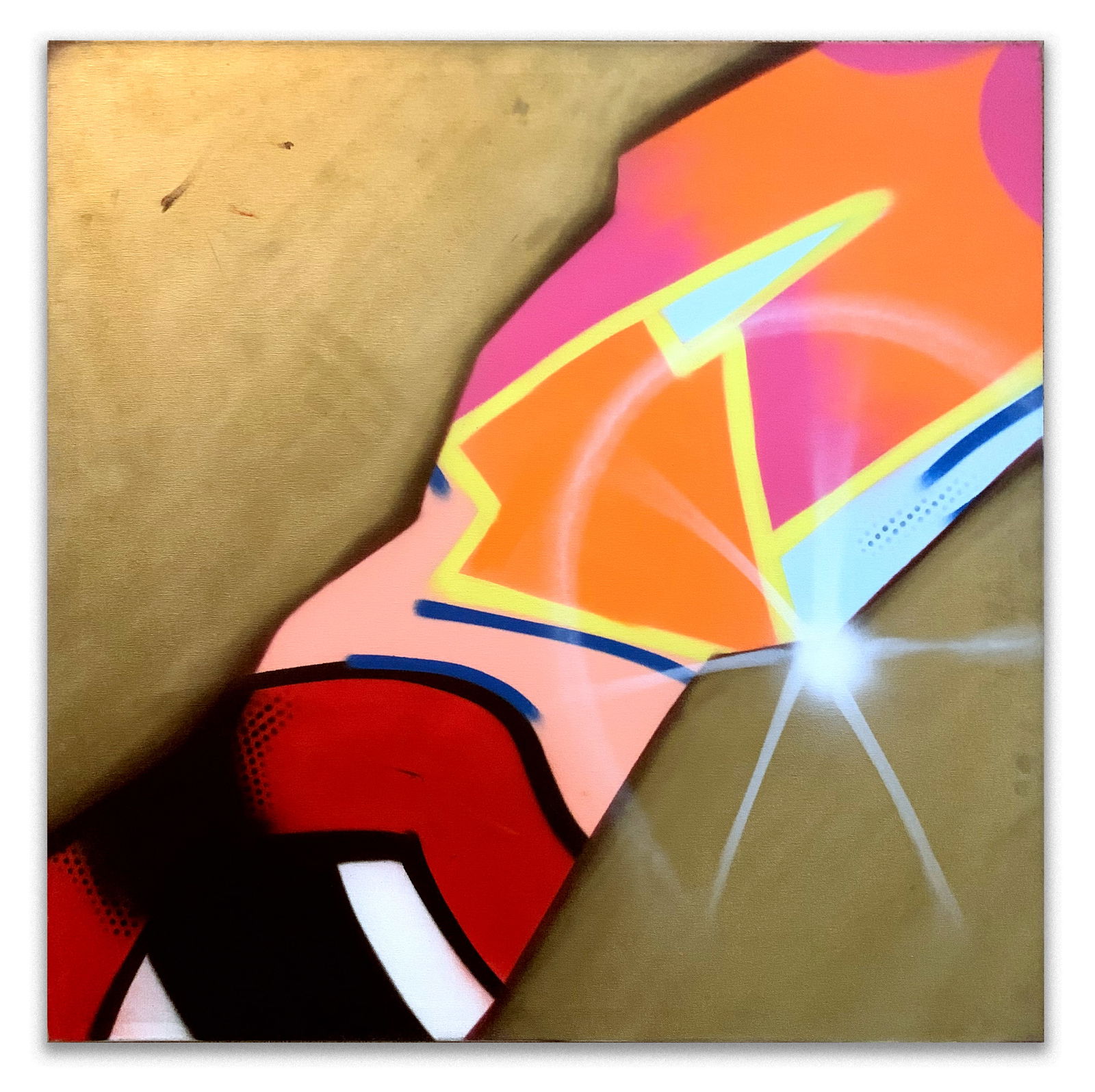 CRASH "Goldie 2" Painting - Urban Art, Graffiti, Street Art (1 of 4)