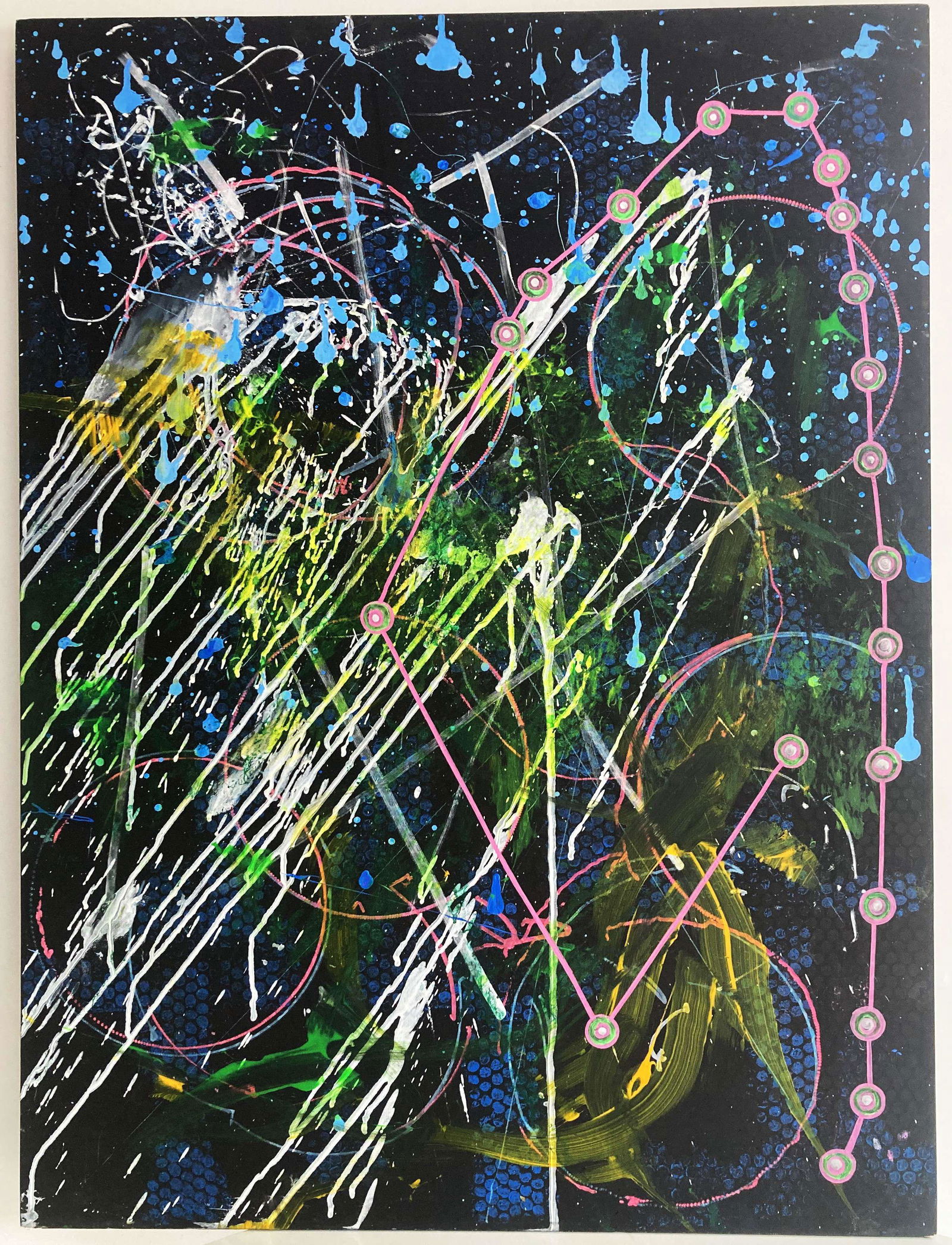 Large Abstract Oil on Canvas 30"x40" (1 of 4)