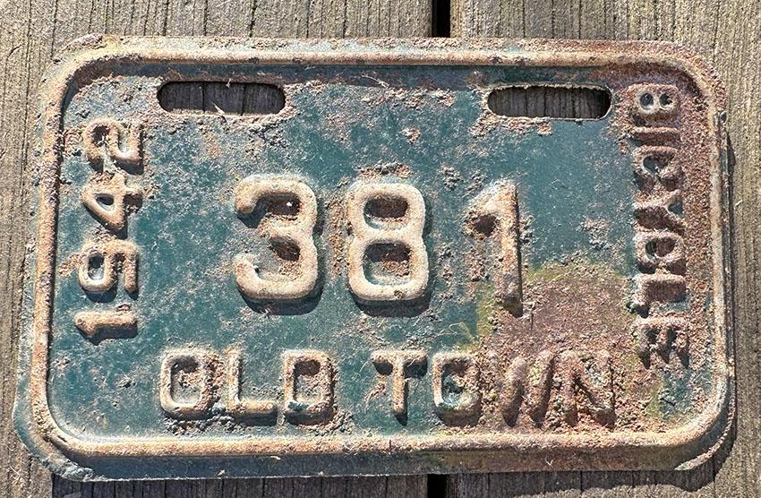 Bike licence plate store