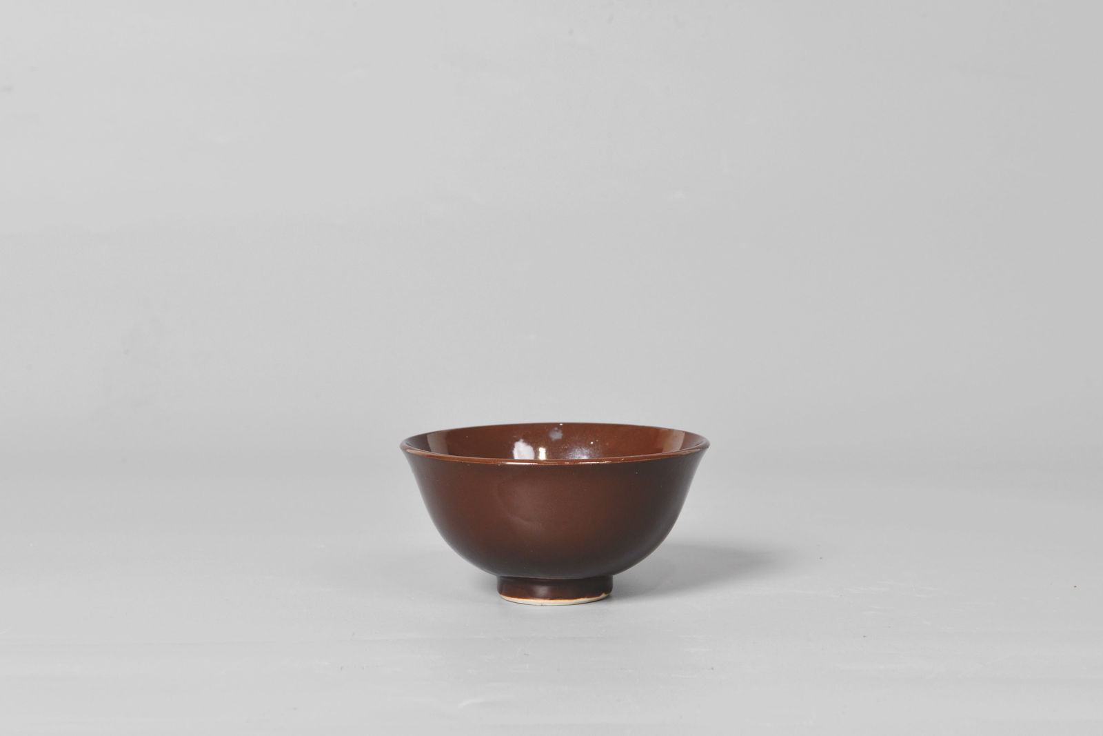 Carmine tea bowl: 清,胭脂紅茶圓碗