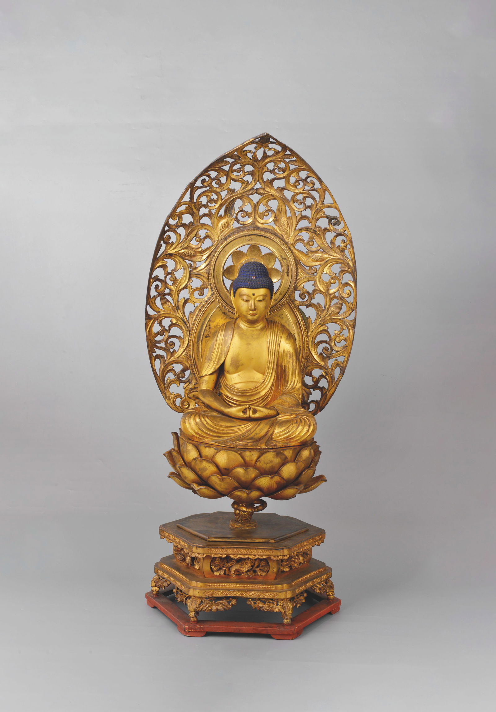 Sakyamuni: 釋迦牟尼背光木雕