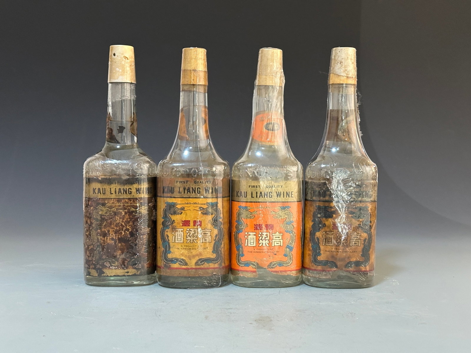 4 bottles of Kinmen kaoliang liquor: 金杯三角高粱酒4瓶
