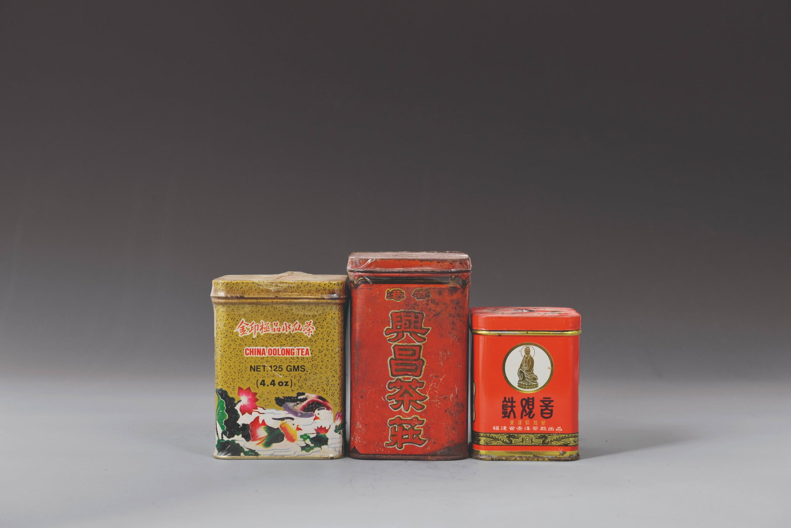 Tea Leaf: 1980 金印極品水仙茶/鐵觀音/香港光昌茶莊各一罐