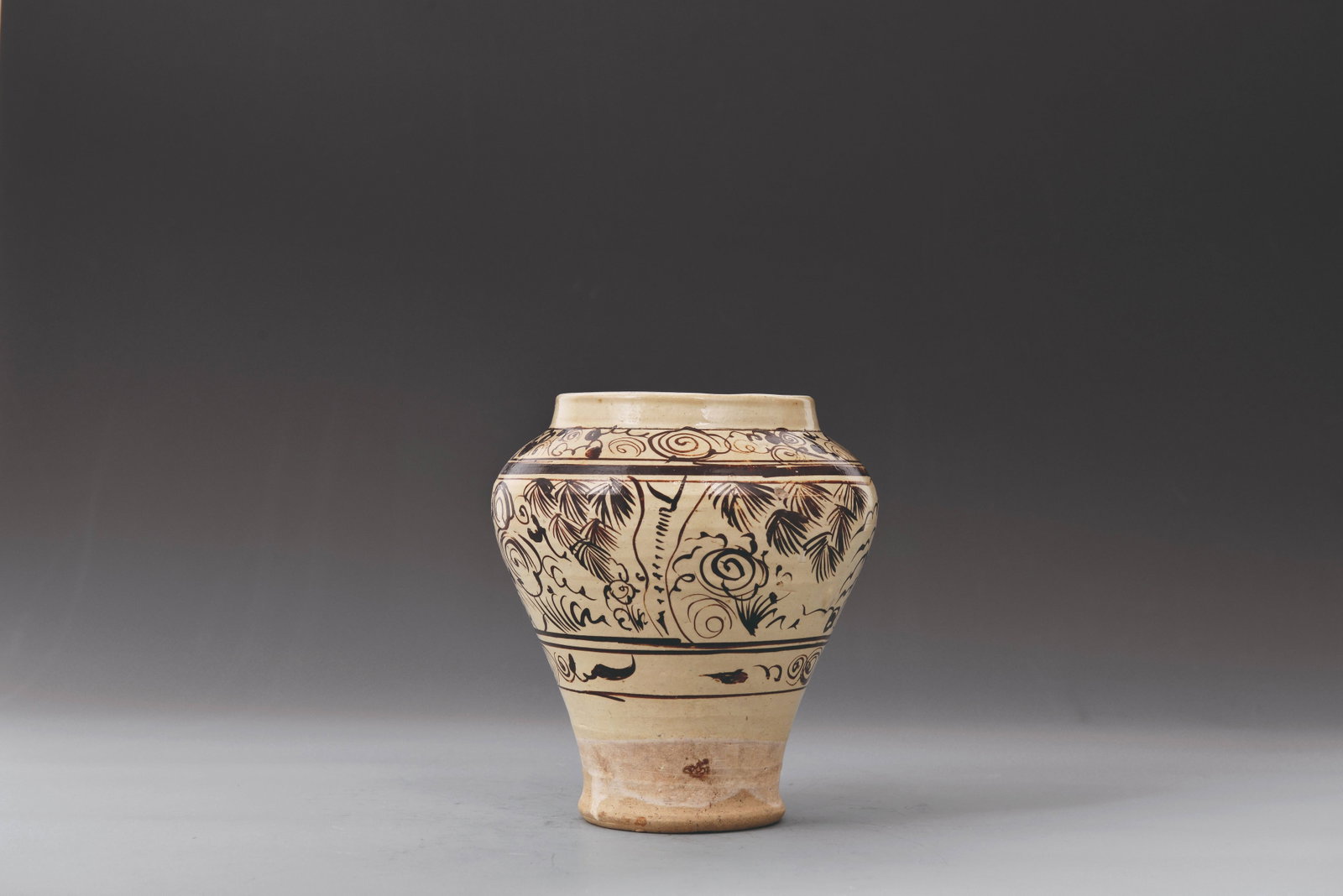 Tea can,cizhou ware: 宋/元 磁州窯茶葉罐