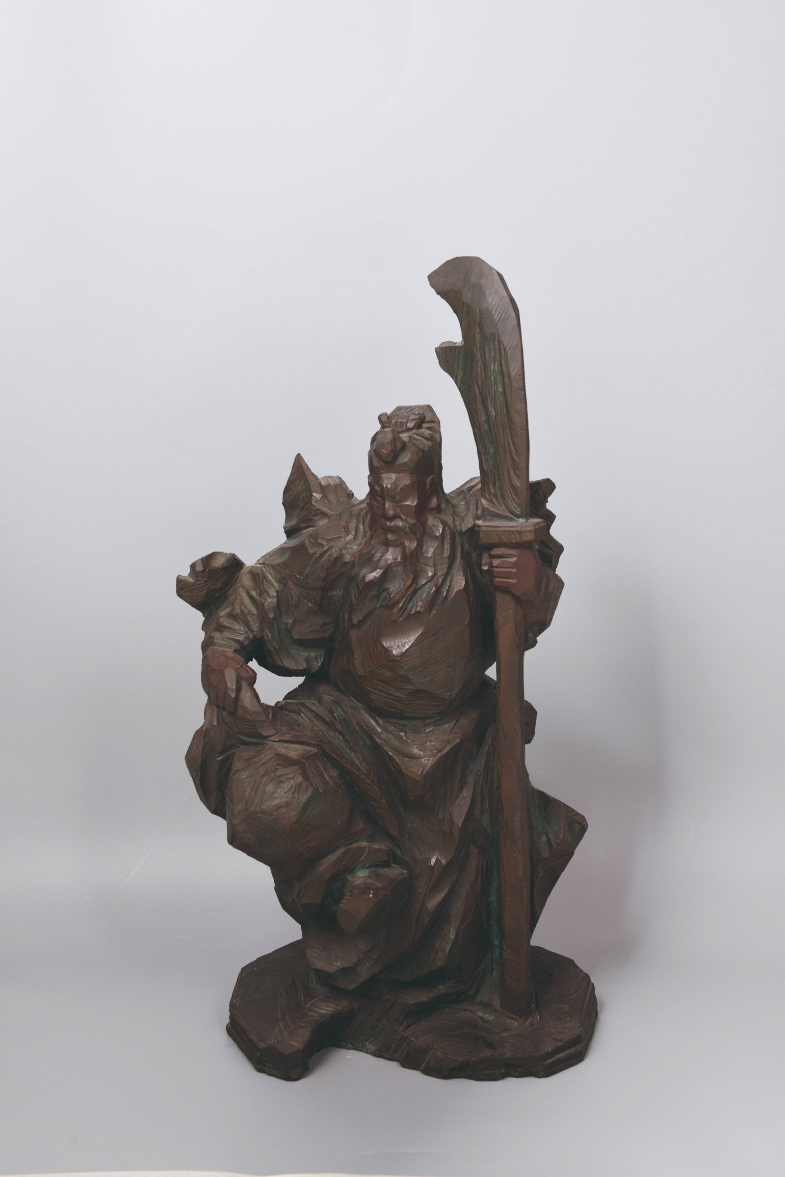 Guan-yu: 陳正雄 關公像 款識:陳正雄.一九九八。