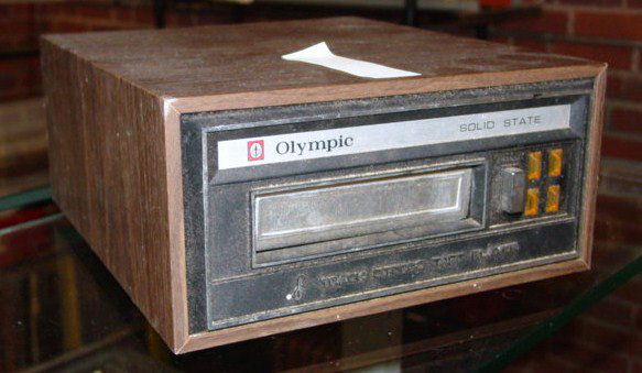 Olympic 8 track stereo tape player: Olympic 8 track stereo tape player