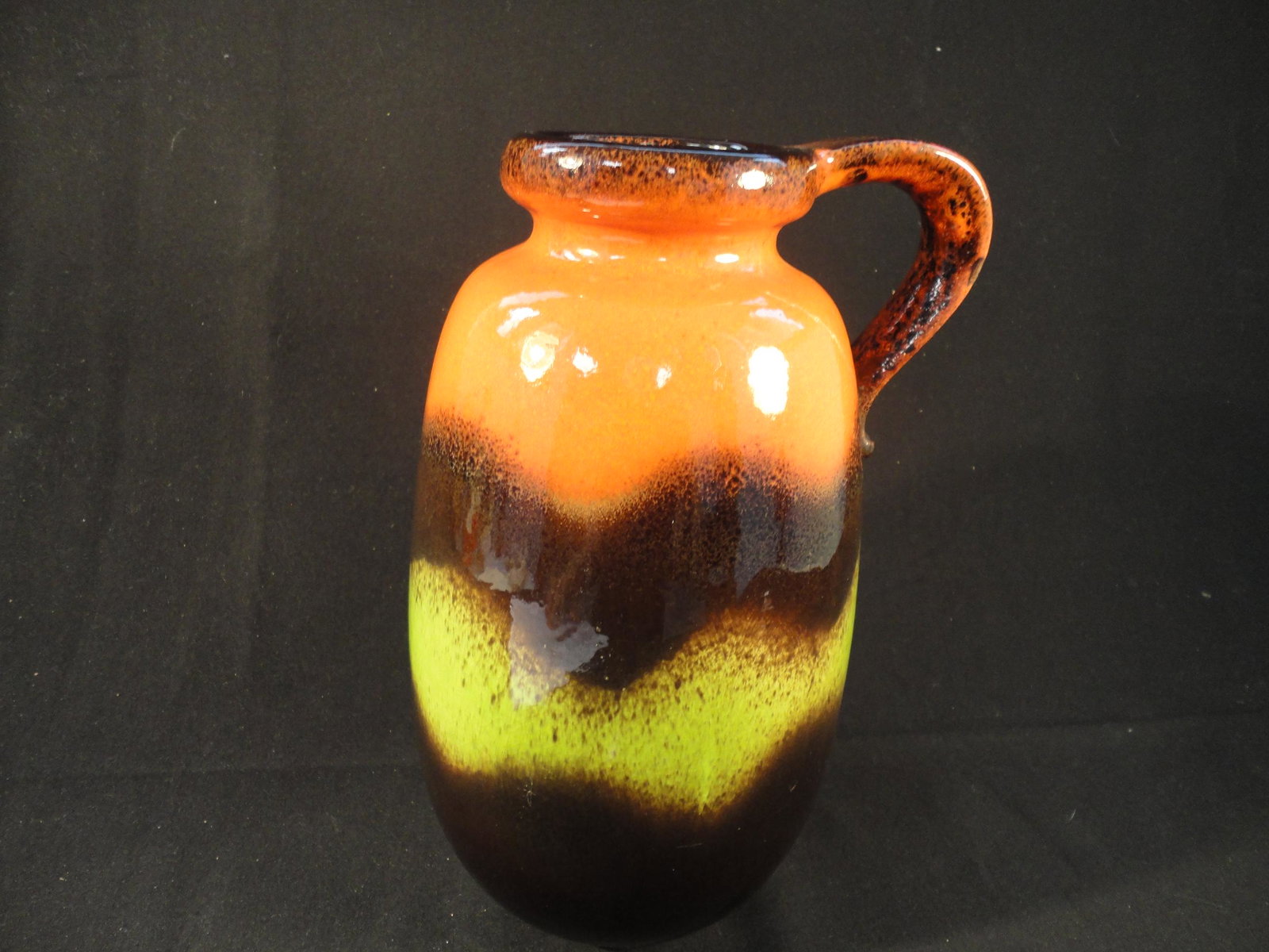 Vintage Scheurich Keramik 484/27 Fat Lava Pitcher - German - Mid Century Modern (1 of 4)
