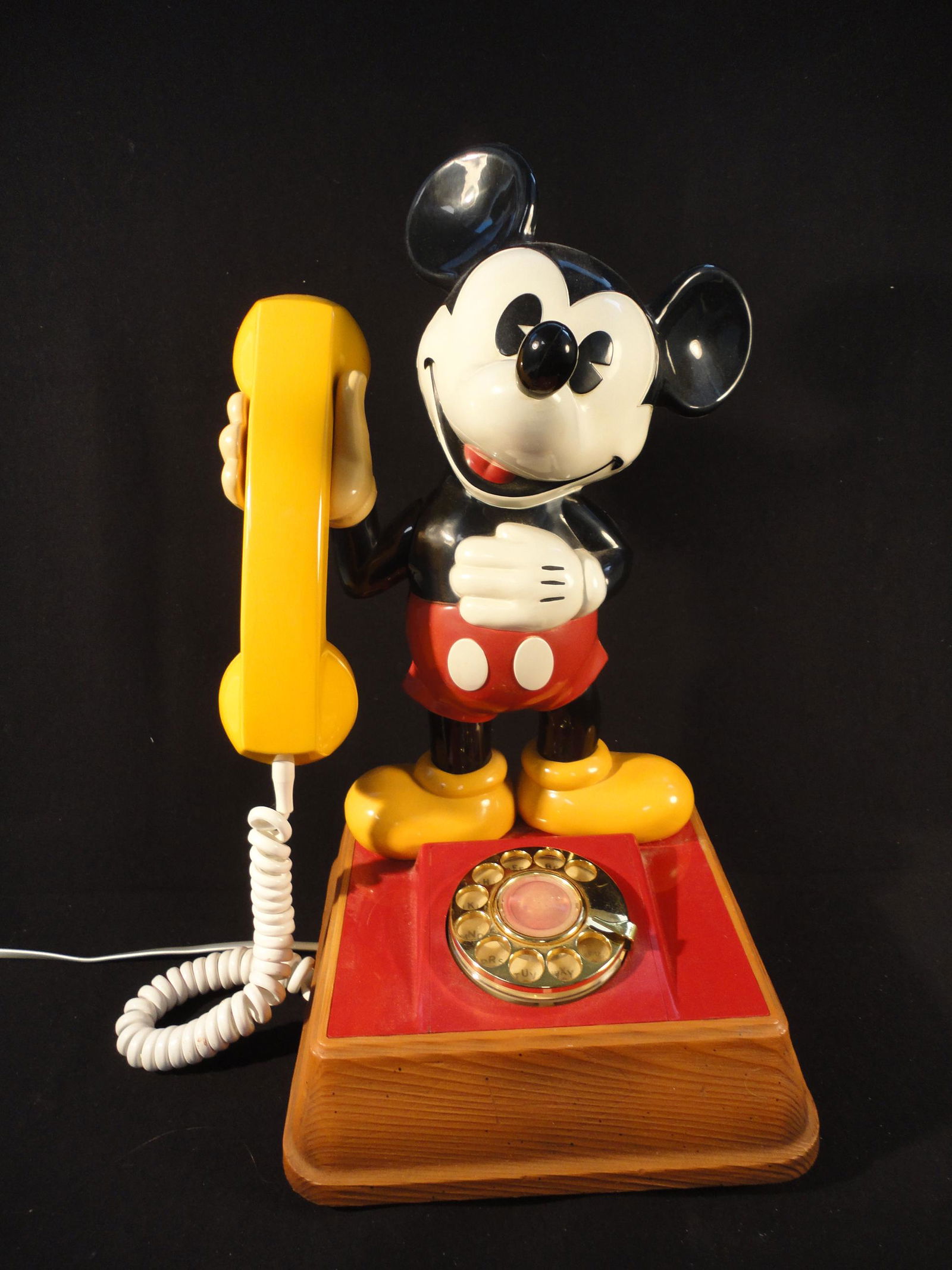 Vintage Walt Disney Mickey Mouse Phone with Original Box - American Telecommunications Corp. (1 of 6)