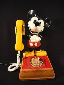 Vintage Walt Disney Mickey Mouse Phone with Original Box - American Telecommunications Corp. (1 of 6)
