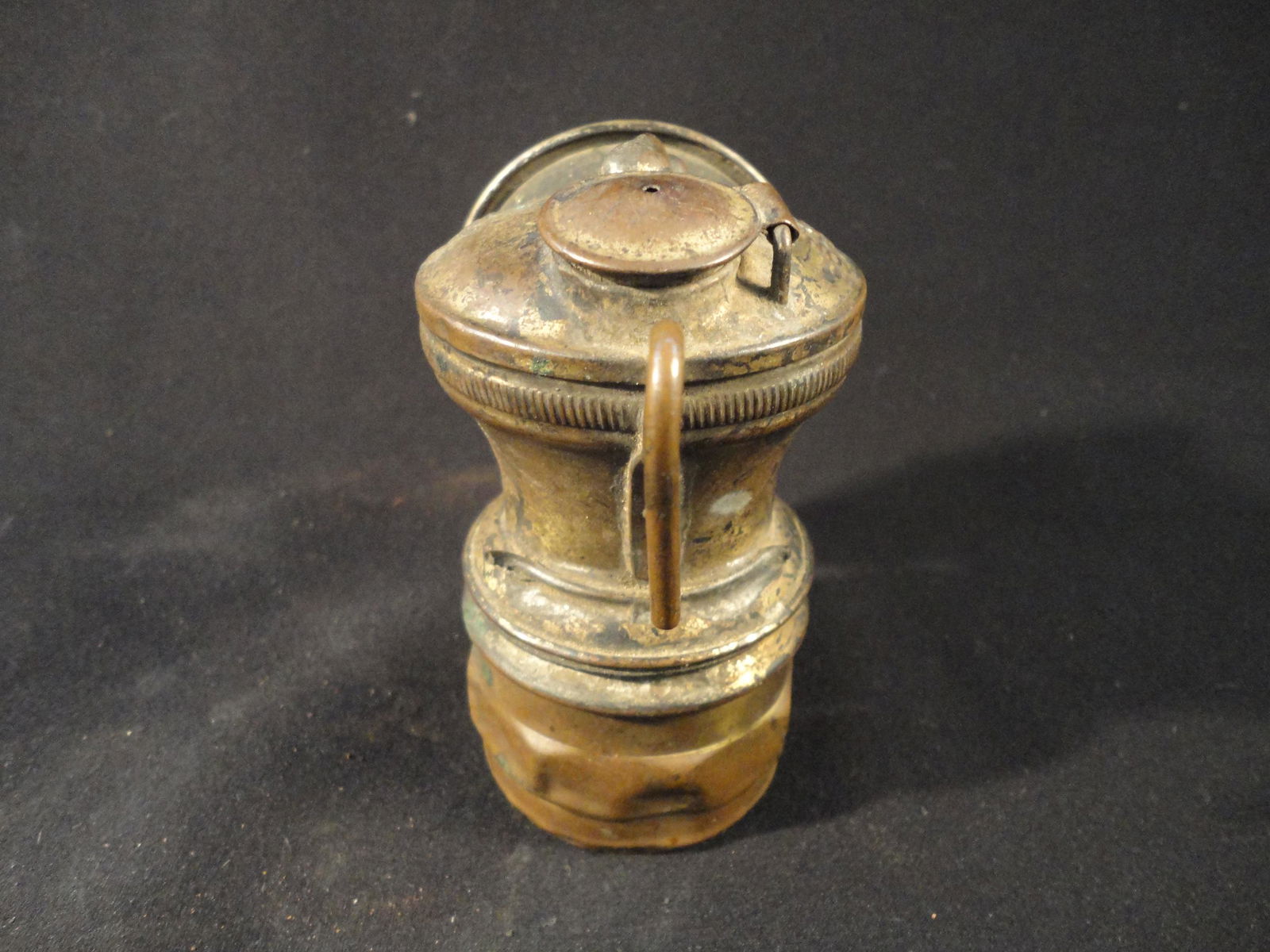 Vintage Us Autolite Universal Lamp Co. Coal Miner Brass Carbide