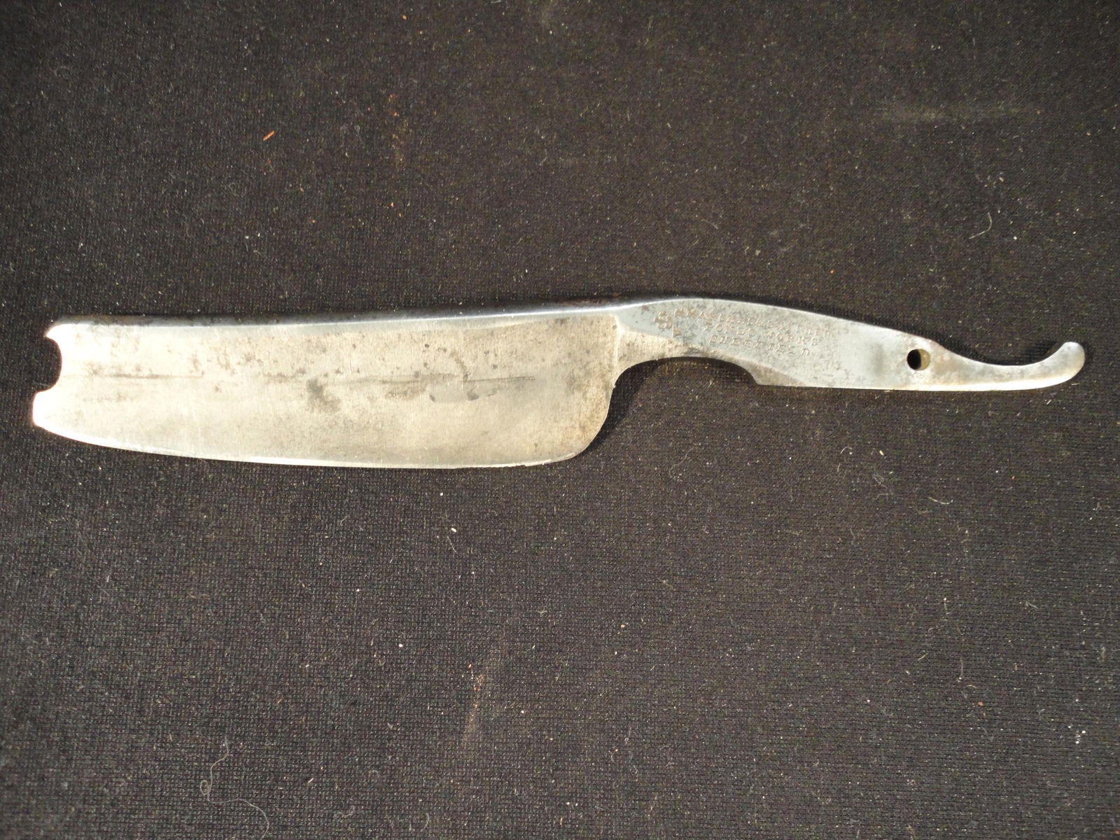 Antique Pre Civil War - Marshes & Shepherd Ponds Works Sheffield Barbers Notch Straight Razor (1 of 3)