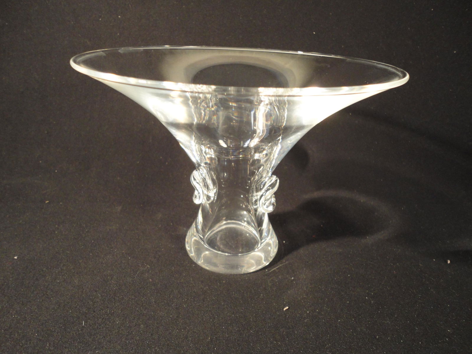 Antique Signed Steuben Art Glass George Thompson Bouquet Vase. (1 of 5)