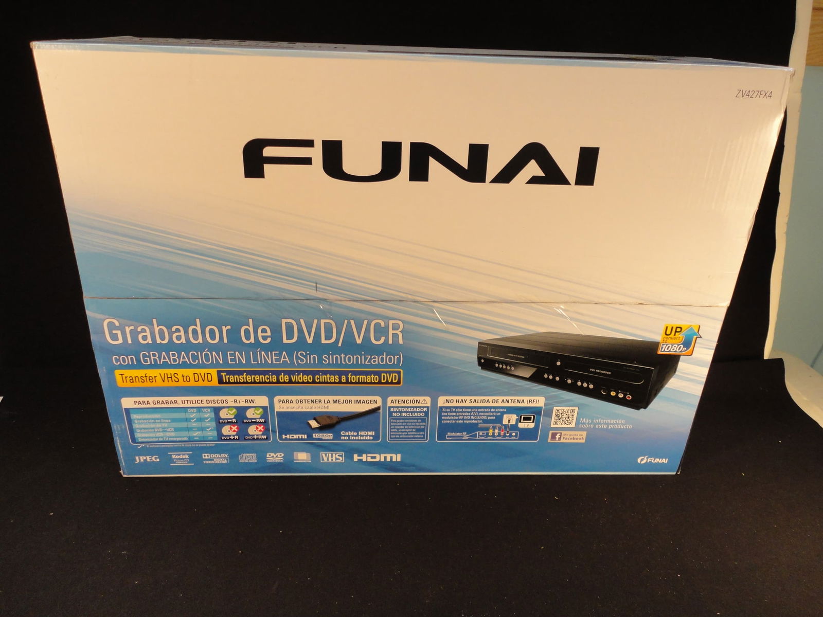 Funai ZV427FX4 DVD Recorder/VCR Combo New Sealed Box (1 of 5)