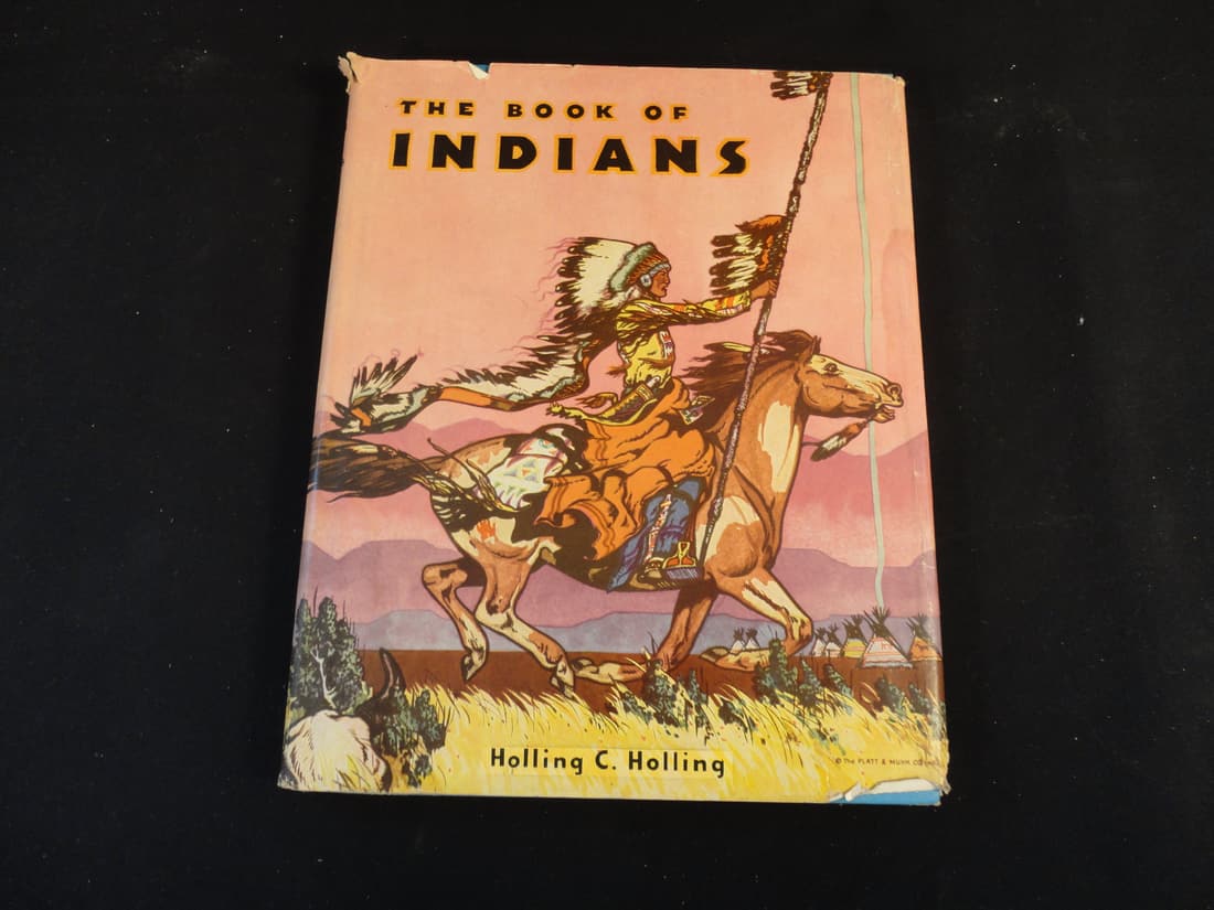 1st Edition 1935 The Book of Indians by Holling C. Holling HC/DJ Illustrated: 1st Edition 1935 The Book of Indians by Holling C. Holling HC/DJ Illustrated. This book is in Very good condition as pictured. The dust jacket is in good condition. See pictures for complete condition