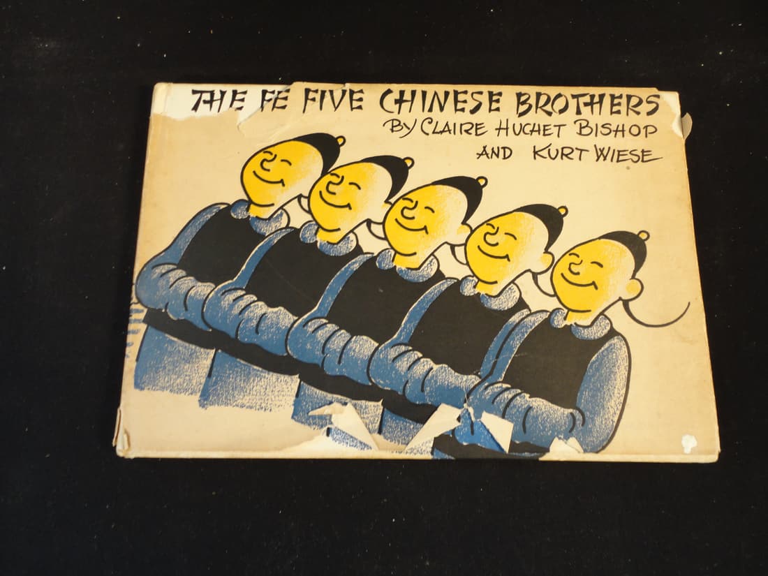 1938 The Five Chinese Brothers by Claire Huchet Bishop and Kurt Wiese: 1938 The Five Chinese Brothers by Claire Huchet Bishop and Kurt Wiese. This book is in Very Good condition as pictured. The dust jacket is in fair condition. 13th Printing. See pictures for complete c