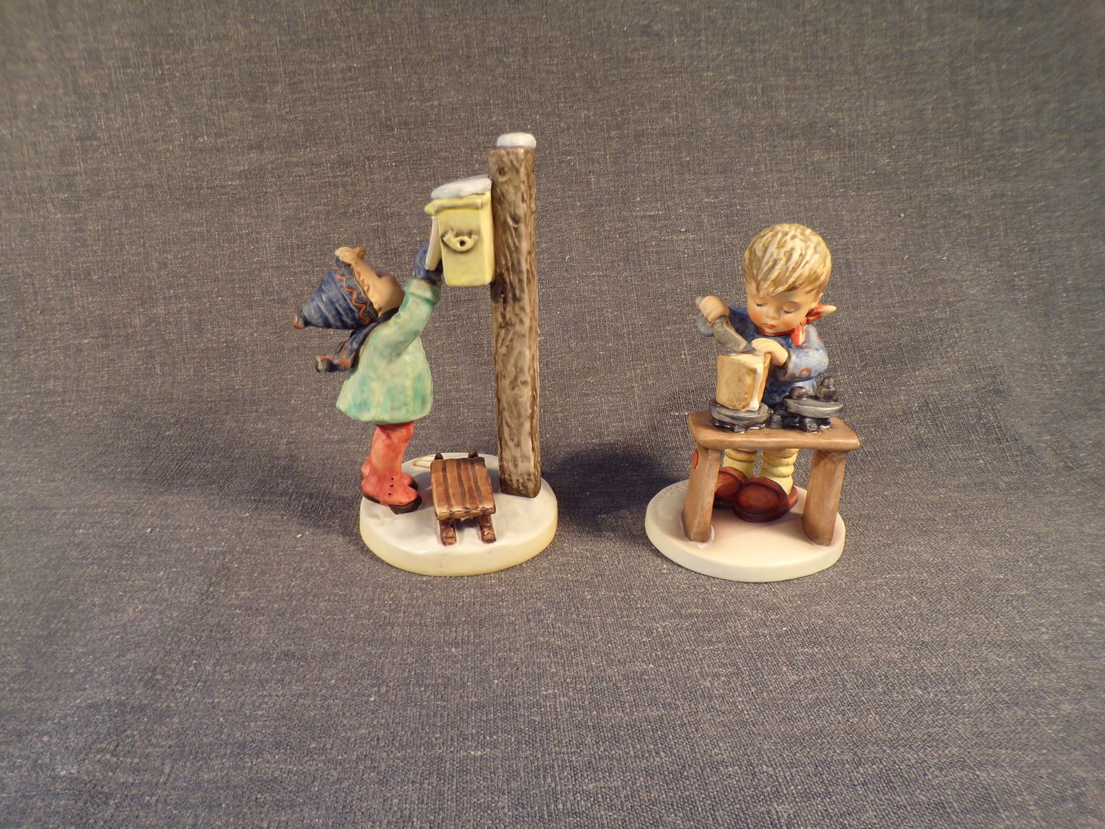 Lot of 2 Vintage Hummel Figurines - Letter to Santa Claus #340 and A Fair Measure #345 (1 of 3)