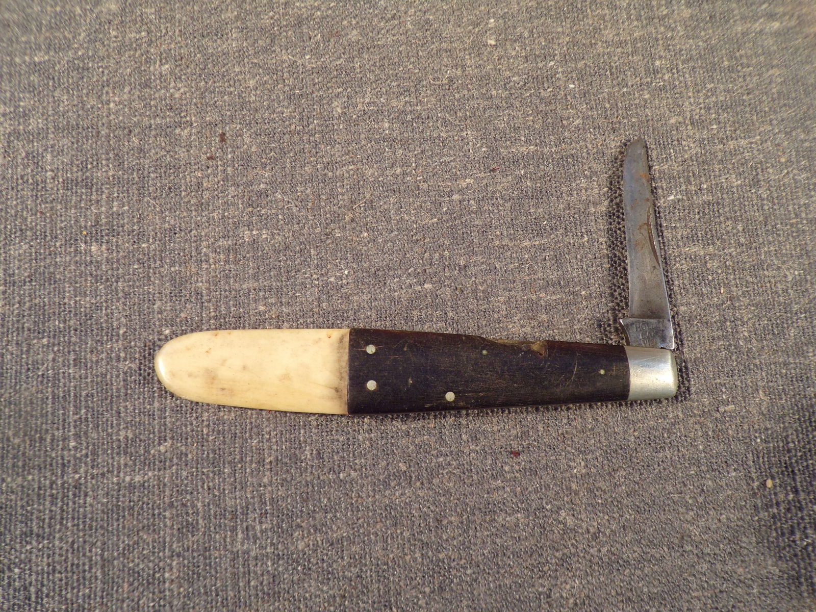 Rare Holley Lakeville Gunstock Budding Knife (1 of 6)
