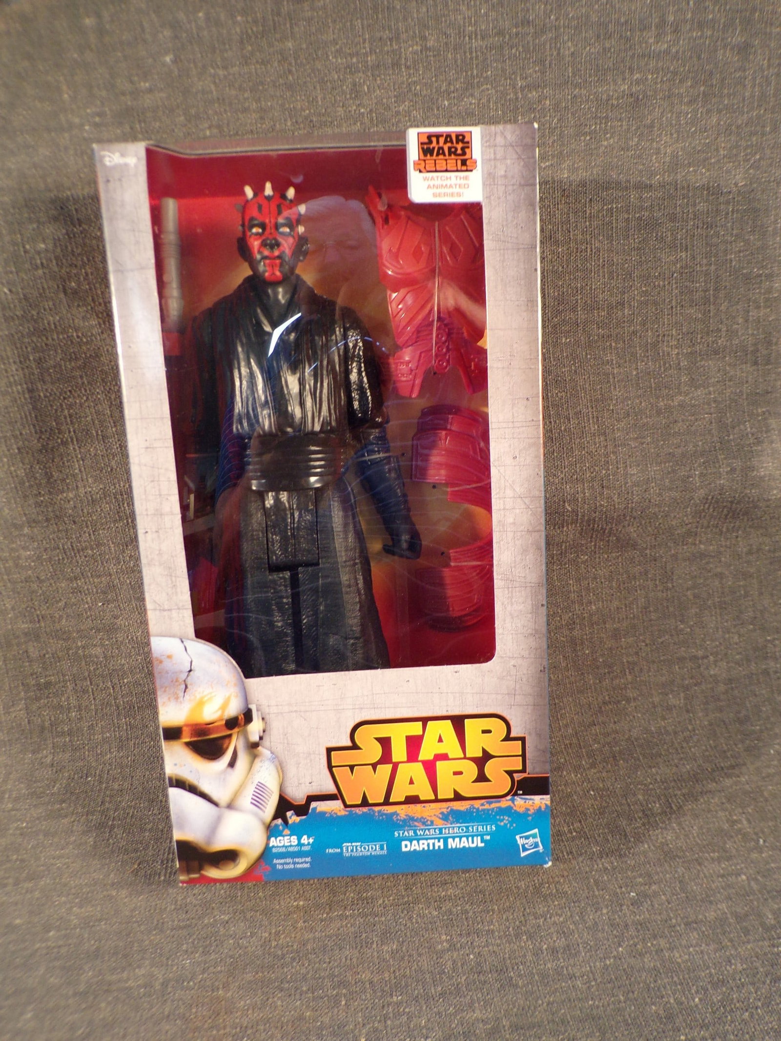 2014 Star Wars Darth Maul 12 inch Action Figure Rebels Hero Series- Hard to Find: 2014 Star Wars Darth Maul 12 inch Action Figure Rebels Hero Series- Hard to Find. This Hasbro Darth Maul Figure is Brand New in the Original Box as shown. Very Hard to Find Figure in the Star Wars Ser